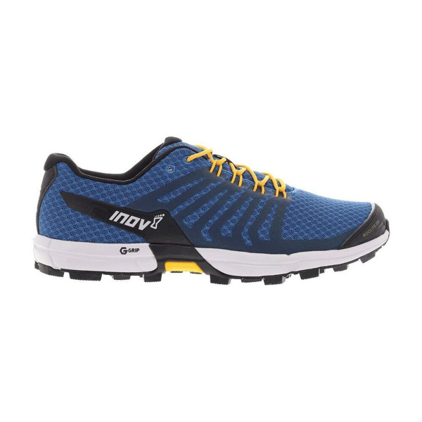 inov 8 Park Roclite G 290 blue yellow trail running shoe at Fast and Light Schweiz 5