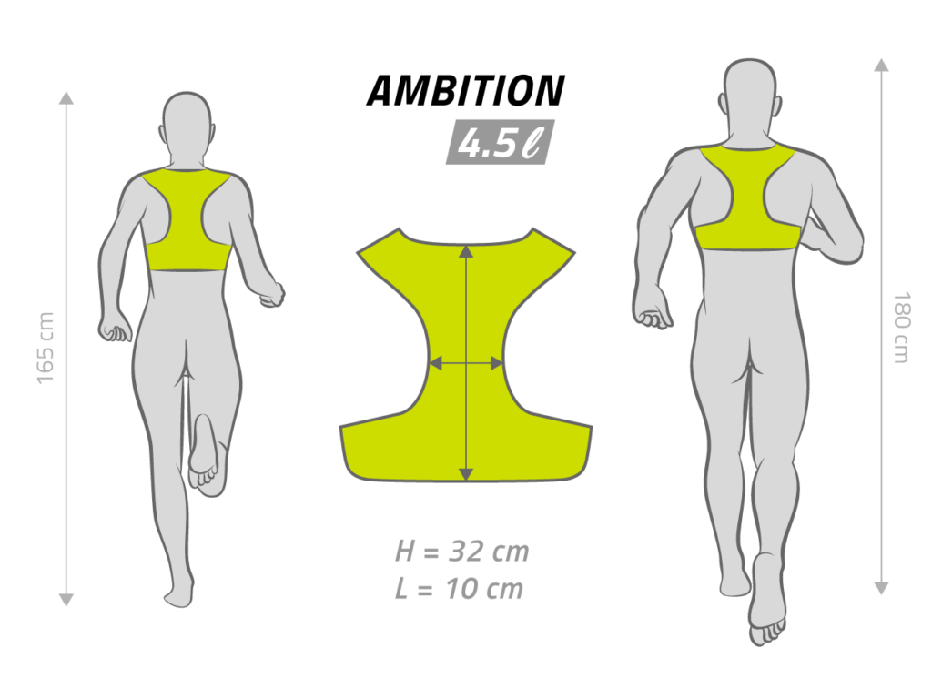 InStinct Ambition Dimensions trail race vest Fast and Light CH