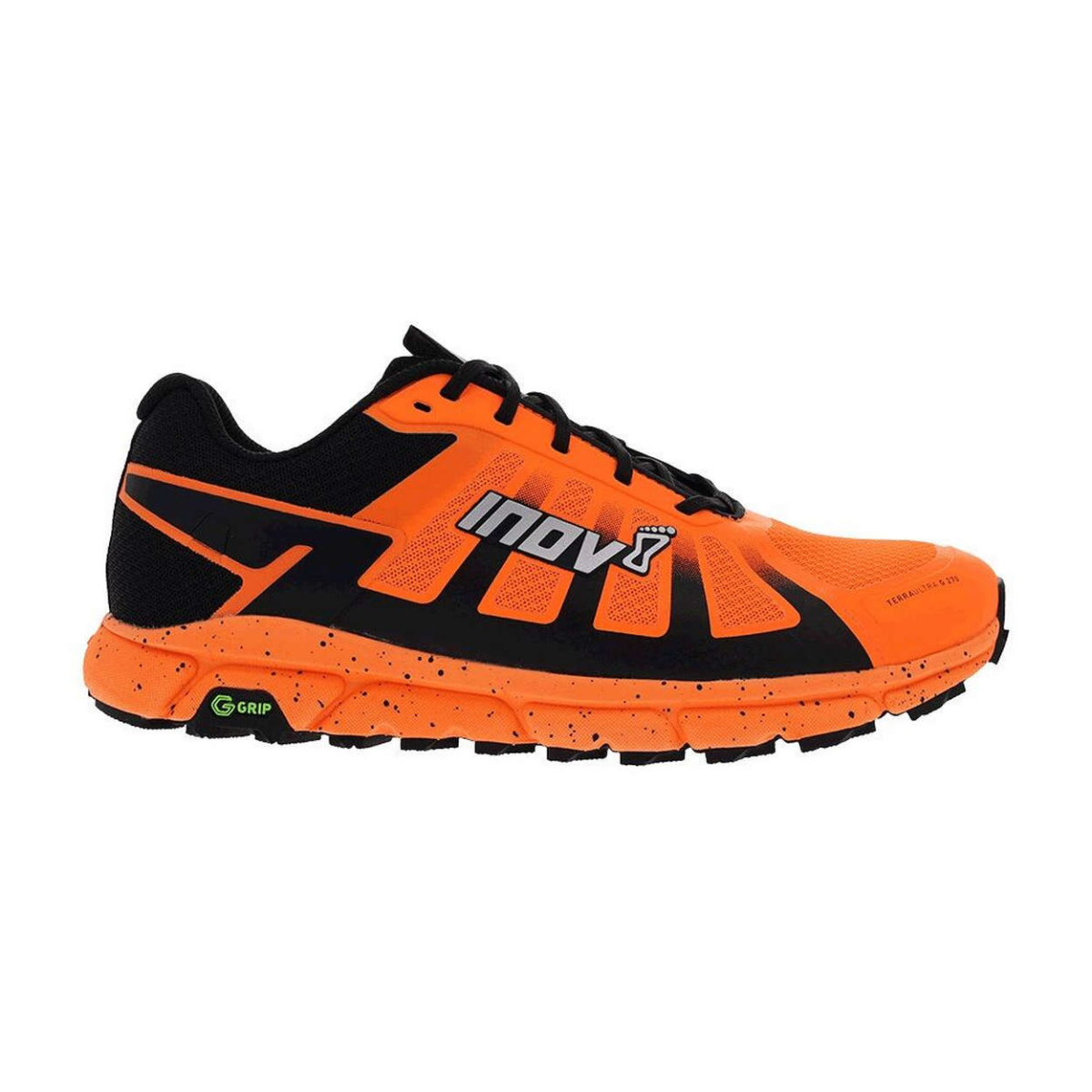inov 8 Terra Ultra G 270 Orange zero drop trail running shoe Fast and Light CH 001