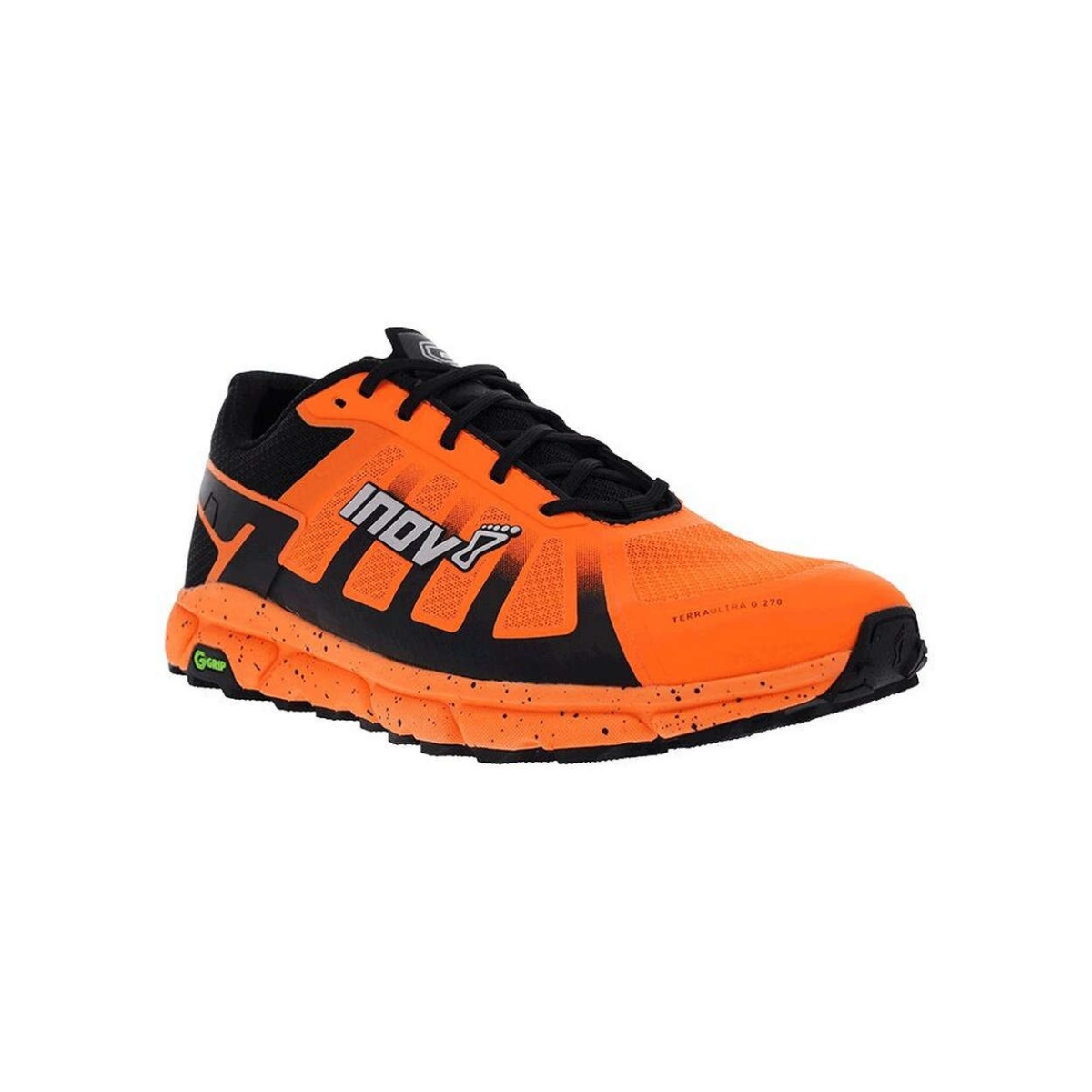inov 8 Terra Ultra G 270 Orange zero drop trail running shoe Fast and Light CH 007