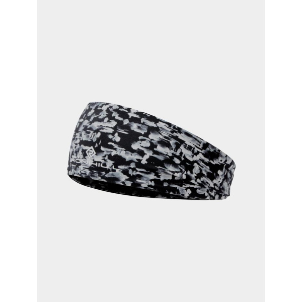 ronhill Black Mono Mushroom Reversible Contour Headband 1
