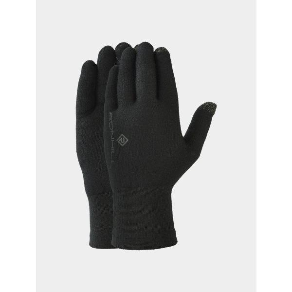 RH R All Black Merino Seamless Glove