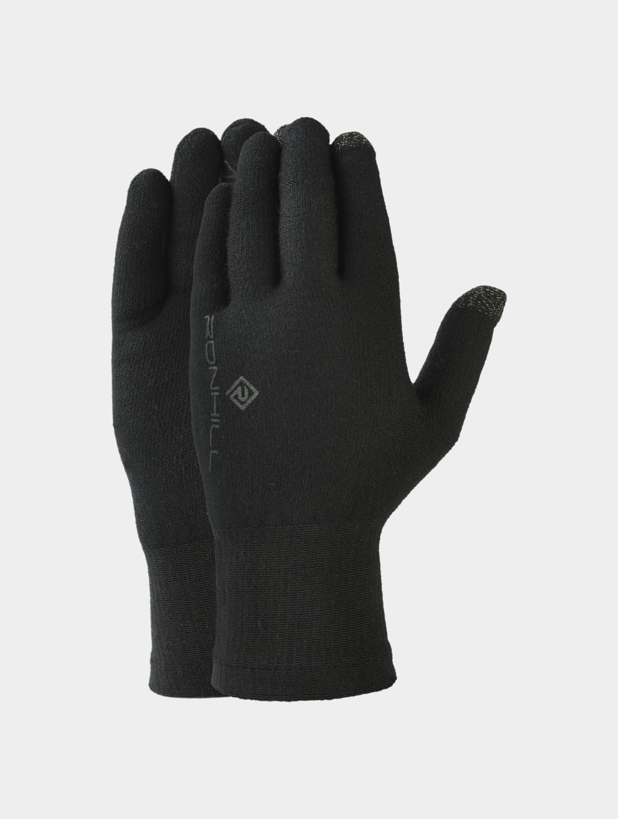 RH R All Black Merino Seamless Glove