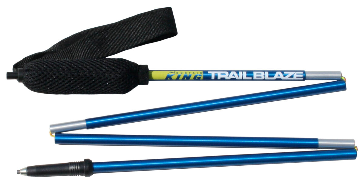 Mountain King Trail Blaze ultralight running poles blue