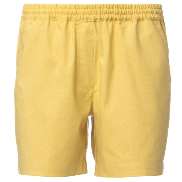 turbat goa wmn yellow Linen Shorts Front
