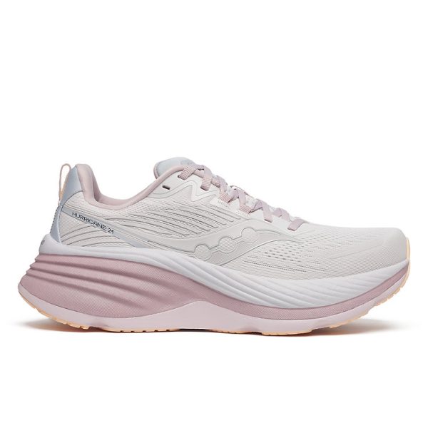 Saucony Hurricane womens white running shoes at Fast and Light CH