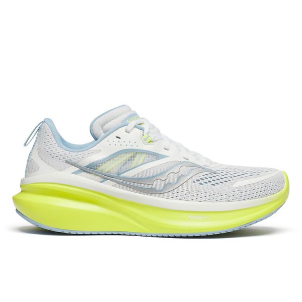 Saucony Omni mens white running shoes at Fast and Light CH