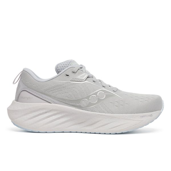 Saucony Triumph womens white running shoes at Fast and Light CH